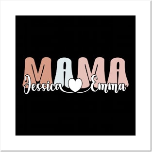 Jessica Emma Mother's girl Mom Mimi Gigi Aunt family Posters and Art